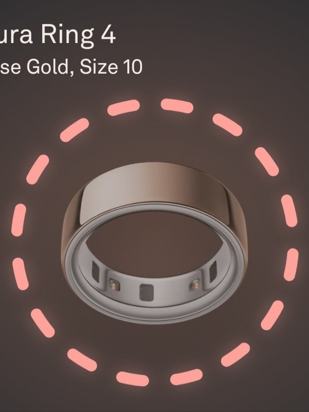 Oura Ring (Rose Gold) Smart Wellness Ring